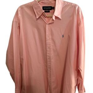 Ralph Lauren Button Down Shirt with Embroidered Logo NWOT
